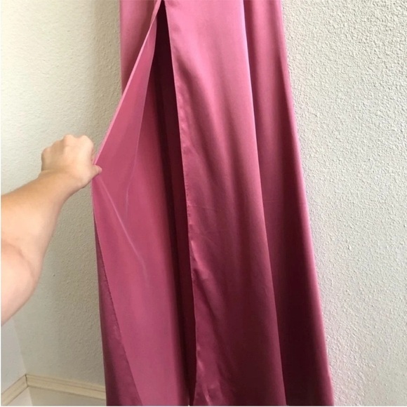 Reformation Cabot Cerise Maxi Slip Dress - Picture 6 of 10
